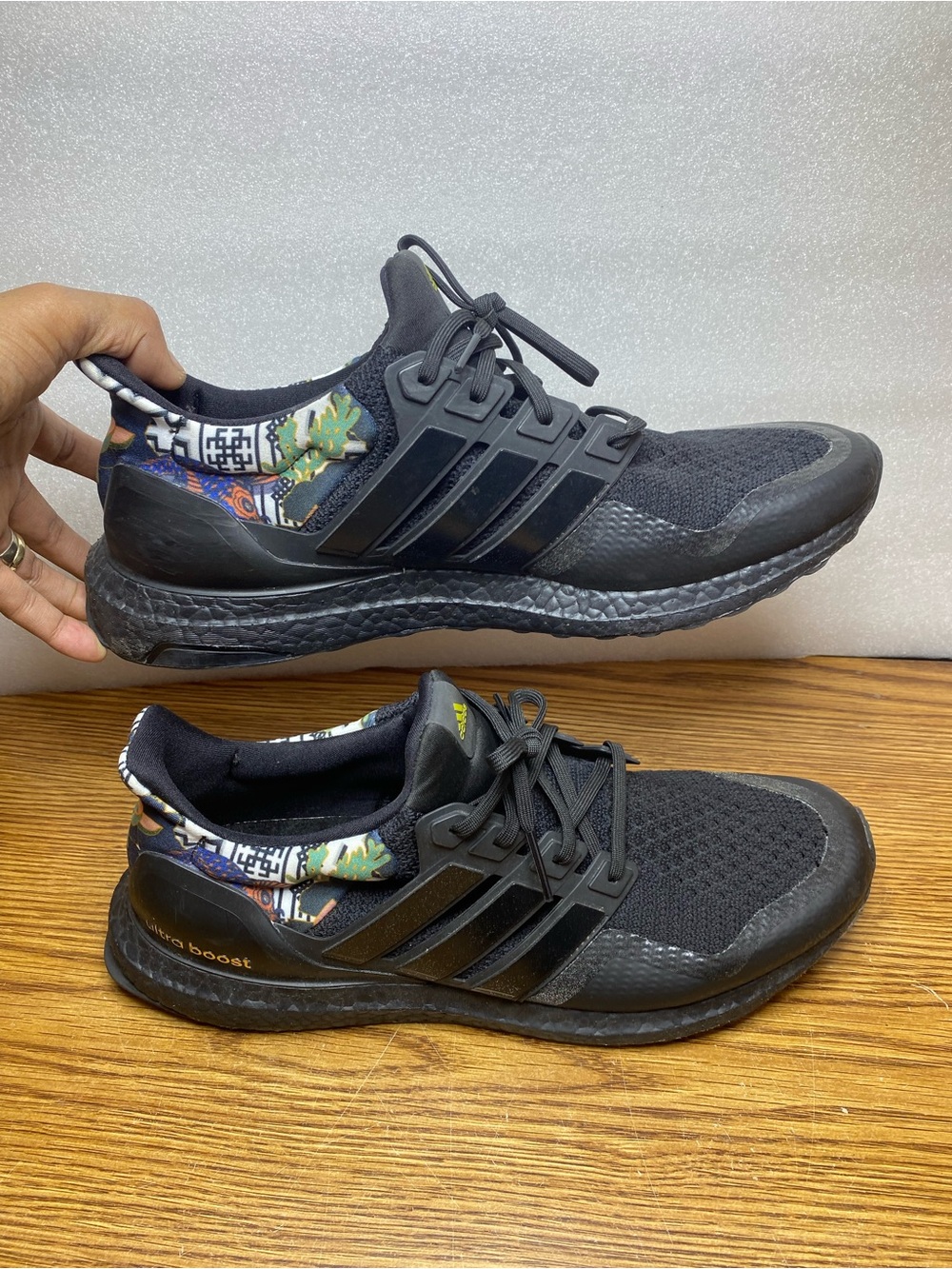 Adidas Ultraboost DNA Chinese New Year 2020 Black Floral FW4324 Mens Size 11.5